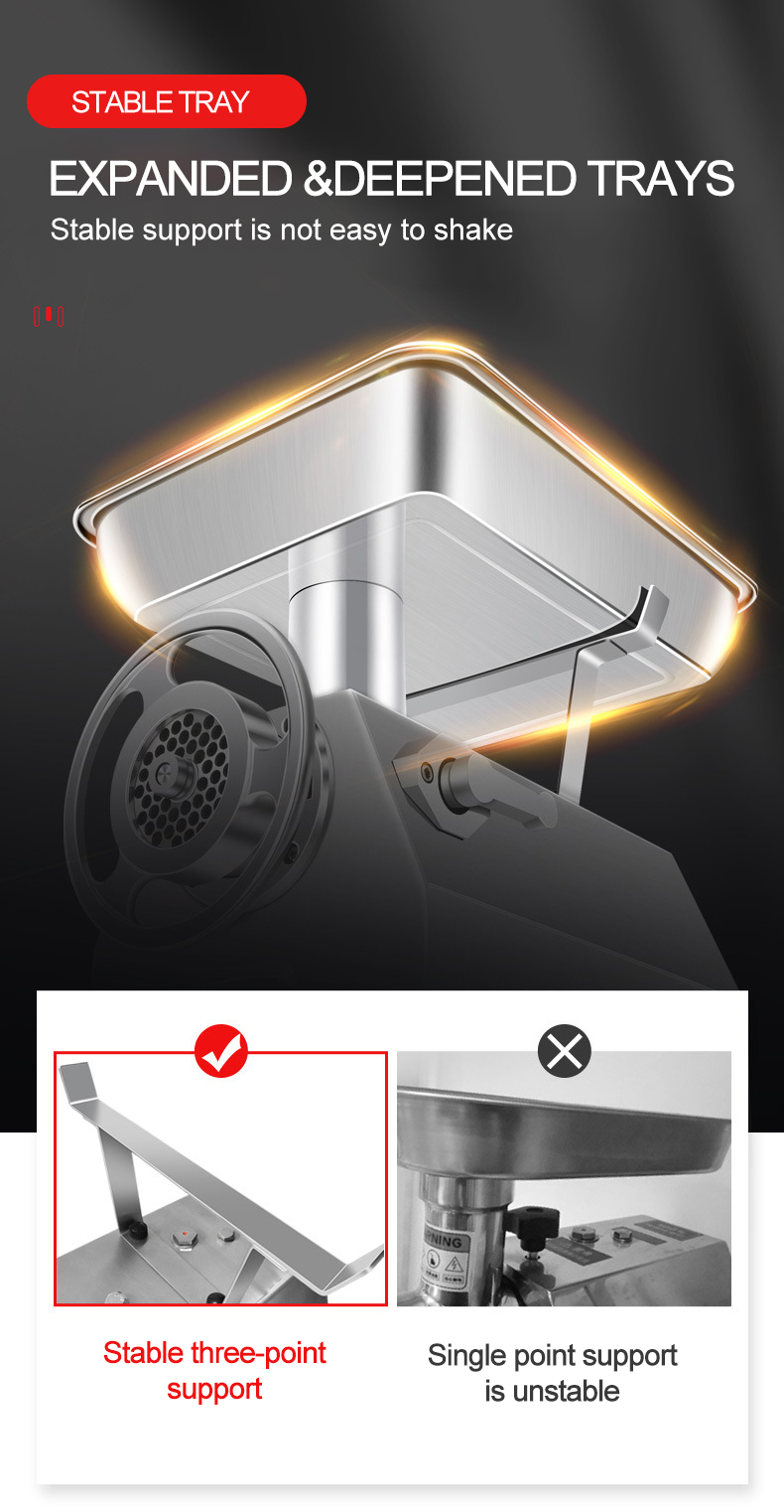 picadora de carne inoxidable