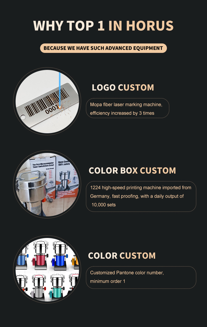 molinillo de especias industrial