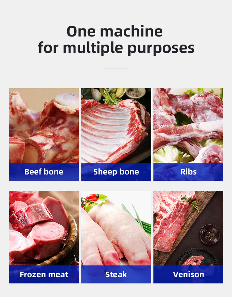 sierra para cortar huesos de carne congelada