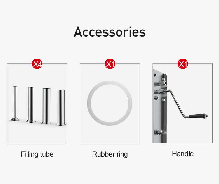 embutidora de salchichas al vac&iacute;o