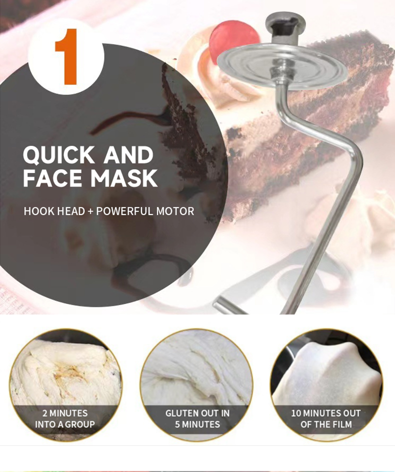 Mezclador de masa en espiral comercial